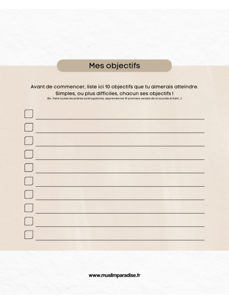 Objectif Ramadan