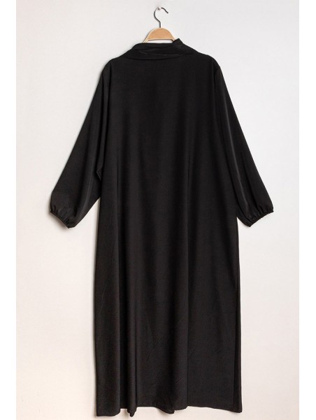 Abaya voile intégré noir