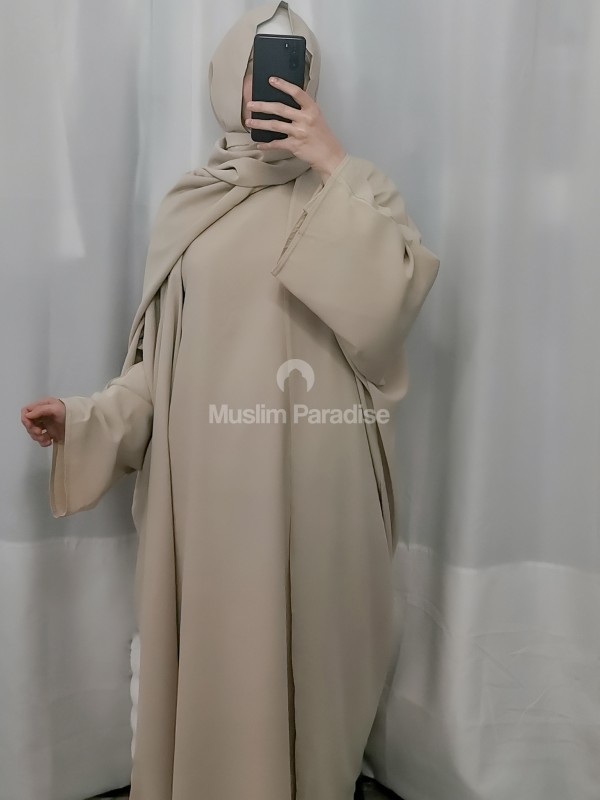 Ensemble abaya beige