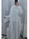Ensemble abaya blanc