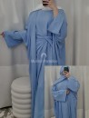 Ensemble 3 pièces kimono abaya tablier - Muslim Paradise