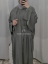 Conjunto 3 piezas kimono abaya delantal - Muslim Paradise