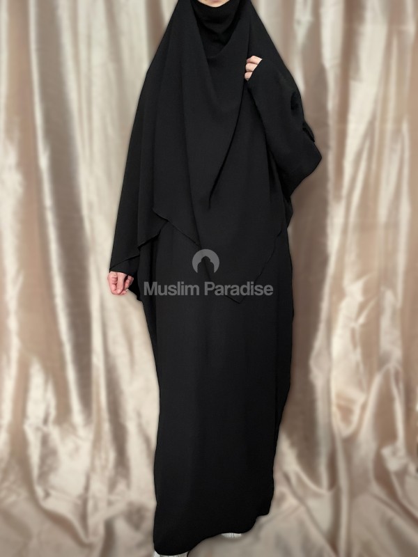 Abaya khimar Jazz noir