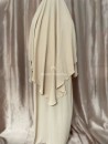 Ensemble khimar abaya pas cher beige