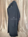 Ensemble khimar abaya pas cher gris foncé