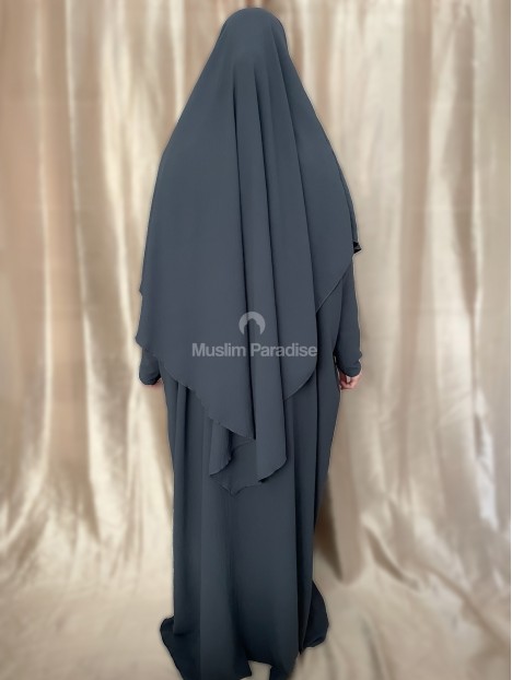 Ensemble pour voilée gris foncé