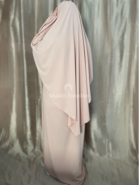Ensemble Abaya Khimar  - Soie de Medine - Coloris variés - Muslim Paradise