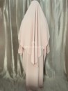 Ensemble abaya khimar muslim paradise rose clair