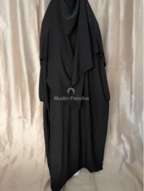 Conjunto Abaya Khimar Seda Medina - Muslim Paradise