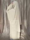 Ensemble abaya khimar soie de medine beige