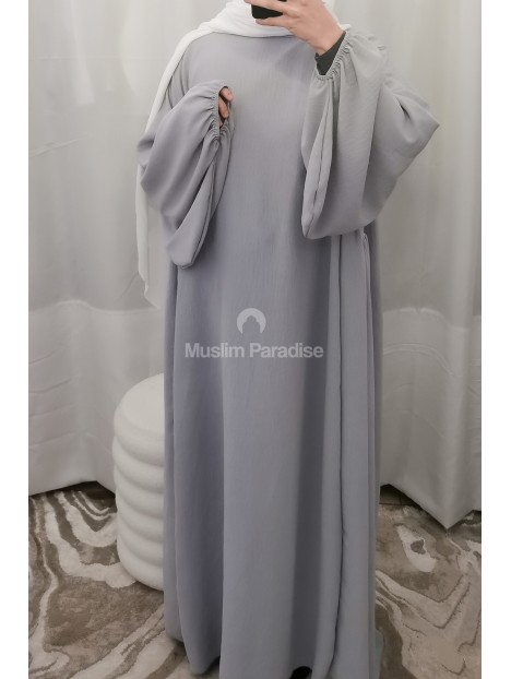 Tenue hijabi pas cher grise