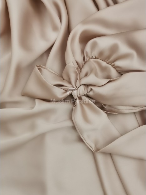 Abaya Satinada con nudos - Muslim Paradise - Abaya Eid - Abaya chic