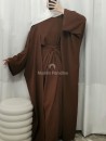 Ensemble abaya marron