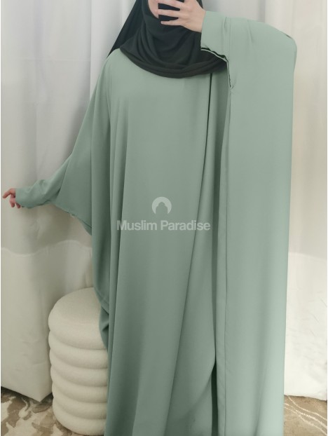 Abaya Farasha Manche serrée - Soie de Medine