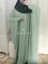 Abaya Farasha Manche serrée - Soie de Medine