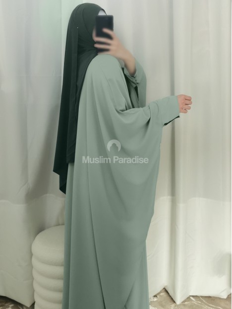 Abaya Farasha Manche serrée - Soie de Medine