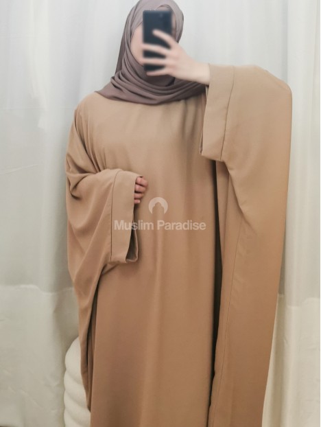 abaya farasha beige