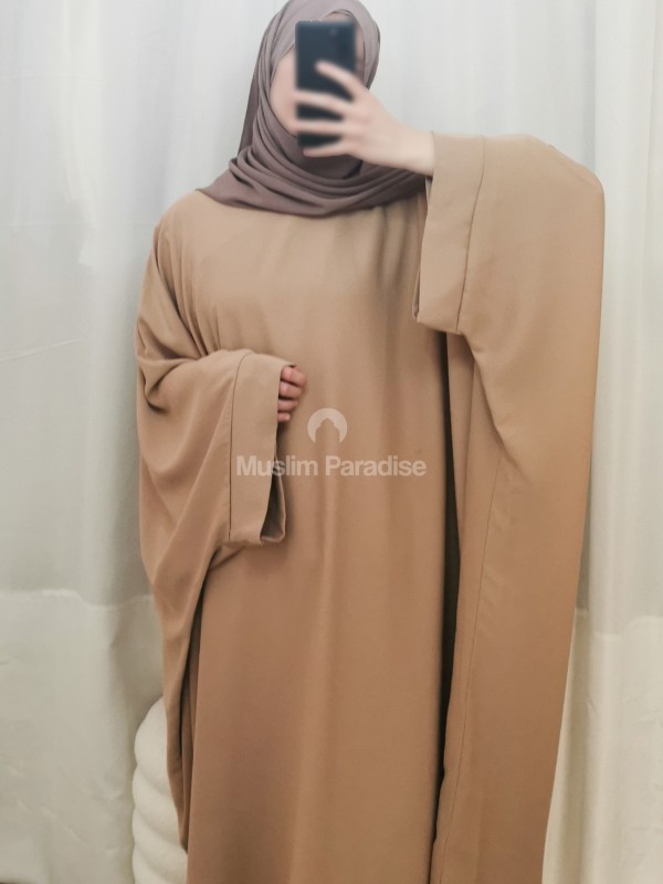 abaya farasha beige