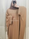 abaya farasha beige