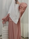 Abaya Satinada con nudos - Muslim Paradise - Abaya Eid - Abaya chic