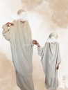 Lote Jilbeb Madre Hija Beige - Muslim Paradise