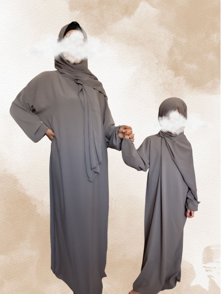 Lot Abaya Madre Hija Topo - Muslim Paradise