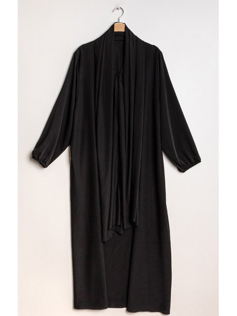 Abaya hijab intégré Noir