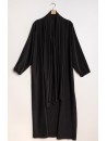 Abaya hijab intégré Noir