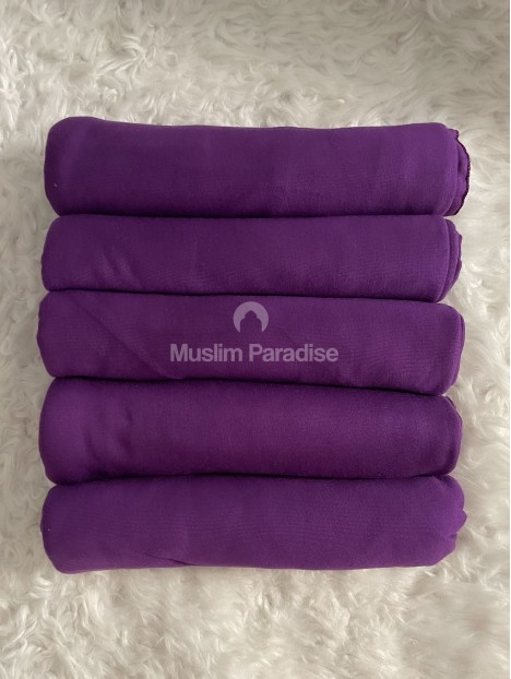 hijab pas cher violet