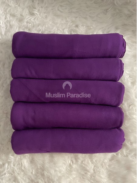 hijab pas cher violet