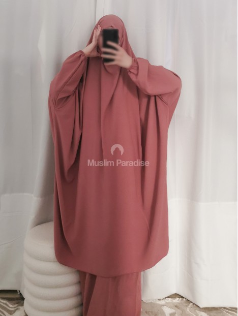 Jilbeb rose foncé