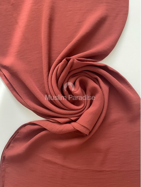 Hijab Jazz bordeau rouille