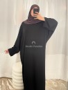 Abaya básica con bolsillos - Algodón acanalado - Muslim Paradise