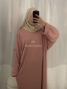 Abaya poche rose