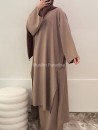 Tunique longue beige