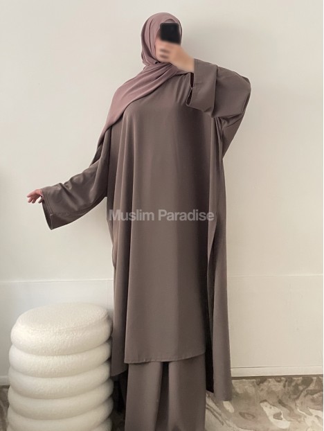 Tunique longue taupe