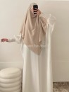Abaya Mangas Plisadas - Abaya Seda Medina - Muslim Paradise