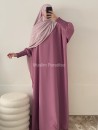 Abaya Mangas Plisadas - Abaya Seda Medina - Muslim Paradise