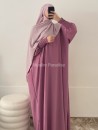 Abaya Mangas Plisadas - Abaya Seda Medina - Muslim Paradise