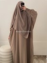 Abaya Mangas Plisadas - Abaya Seda Medina - Muslim Paradise
