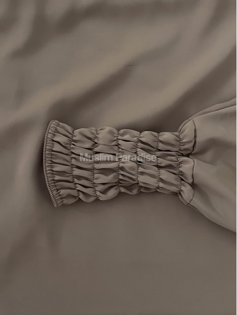 Abaya taupe muslim paradise