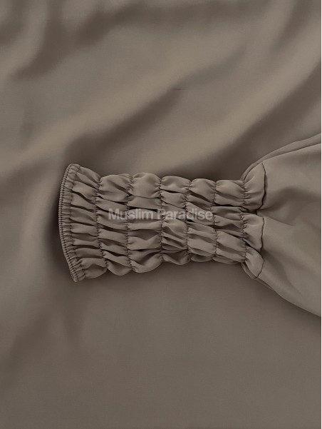 Abaya taupe muslim paradise