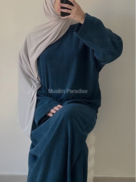 Abaya terciopelo precio bajo - Muslim Paradise