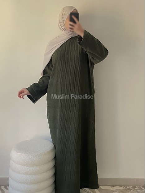 Abaya terciopelo precio bajo - Muslim Paradise