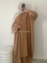 Ensemble tunique extra longue et jupe Camel Muslim Paradise