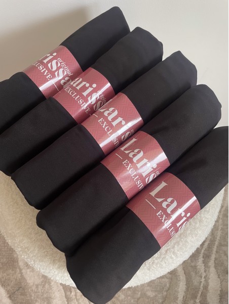 Hijab jersey premium pas cher noir