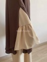 Abaya pas cher tulipe beige