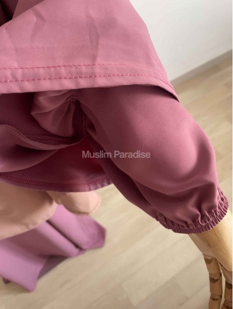 Abaya original framboise