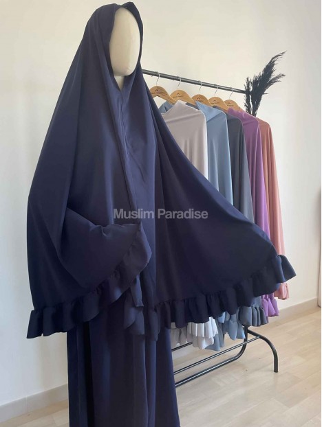 ensemble de prière pas cher bleu marine
