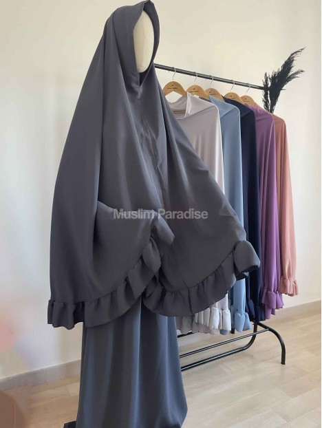ensemble de prière pas cher gris foncé